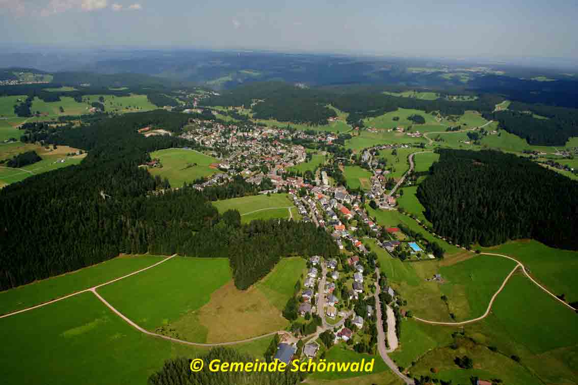 Schönwald von oben